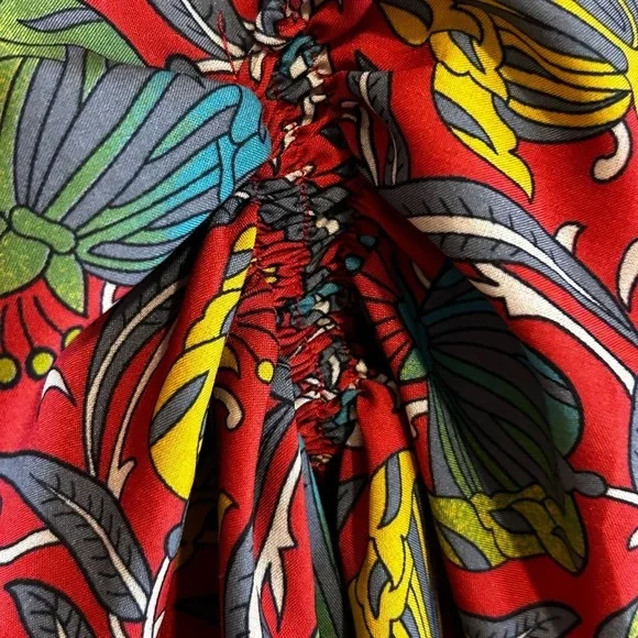 Urban CoCo Women’s Colorful Patterned Dress 3/4-Length Sleeves Sz. Large - Picture 2 of 9